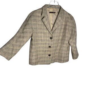 Bally Womens 80's Vintage Cropped Blazer Italian Size 42 / US Medium womens jack